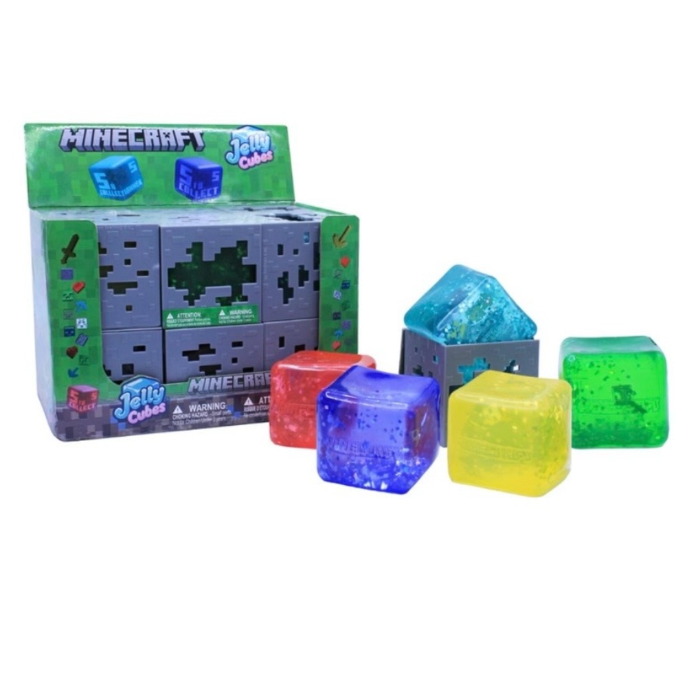 Viral 2026 Minecraft Jelly Cube Squishy Sensory Toys - TIKTOK Famous